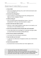 Vorschau - Arbeitsblätter - AB mit Fragen zum Thema "Obst" + Lösungsblatt - Seite 1
