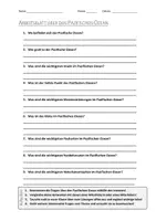 Vorschau - Arbeitsblätter - AB mit Fragen zum Thema "Pazifischer Ozean" + Lösungsblatt + Infografik - Deckblatt