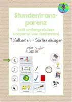 Vorschau - Bildkarten - Stundentransparenz (mit umfangreichen kooperativen Methoden) - Deckblatt