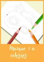 Aperçu - Apprentissages en autonomie - Masque imaginaire à colorier et découper - N° 3 - Page de couverture