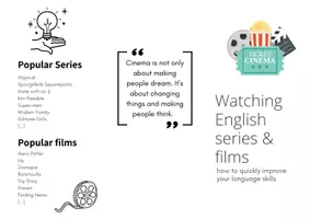 Vorschau - Arbeitsblätter - Viewing Task - Watching English Series & Films (Year 7/8) - Seite 1
