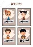 Vorschau - Arbeitsblätter - Helferkinder und Hilfekarten zur Differenzierung - Seite 1