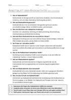Vorschau - Arbeitsblätter - AB mit Fragen zum Thema "Radioaktivität" + Lösungsblatt + Mindmap + Infografik - Seite 3