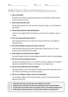 Vorschau - Arbeitsblätter - AB mit Fragen zum Thema "Ramadan" + Lösungsblatt + Infografik - Seite 2