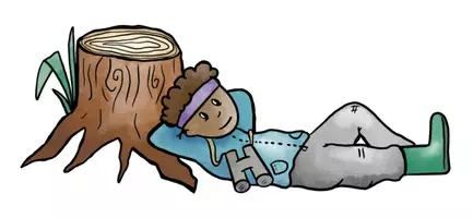 Vorschau - selbst erstellte Cliparts/Grafiken - Cliparts Kinder im Wald ( Waldkinder ) - Seite 1