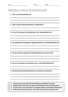 Vorschau - Arbeitsblätter - AB mit Fragen zum Thema "Relativitätstheorie" + Lösungsblatt + Infografik - Deckblatt