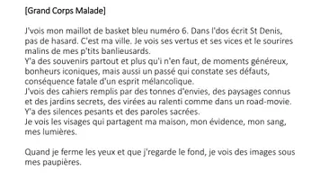 Aperçu - Cartes / Images - Ecrire un texte en s'inspirant d'une chanson - Page 2