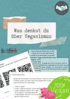 Vorschau - Arbeitsblätter - Was denkst du über ... Veganismus? - Deckblatt