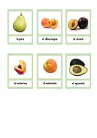 Vorschau - Bildkarten - Las frutas - Bildkarten - Seite 3