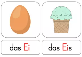 Vorschau - Fördermaterial/Inklusion - Lernwörter mit "Ei/ei" - Klettaufgaben & Arbeitsblätter - Seite 3
