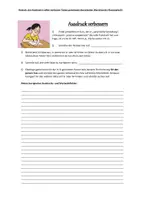 Vorschau - Arbeitsblätter - Deutsch: Ausdruck eigener Texte verbessern (Ausdrucksfehler, Wortwahlfehler) Klasse 6-10 - Seite 1