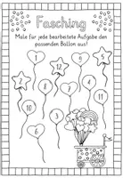 Vorschau - Unterrichtsreihen - Lerntheke / Stationsarbeit Fasching, Karneval, Klasse 1, Klasse 2 - Seite 2
