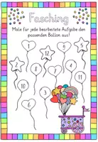 Vorschau - Unterrichtsreihen - Lerntheke / Stationsarbeit Fasching, Karneval, Klasse 1, Klasse 2 - Seite 3