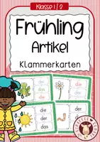 Vorschau - Unterrichtsreihen - Frühling - Klammerkarten - Artikel - Deckblatt
