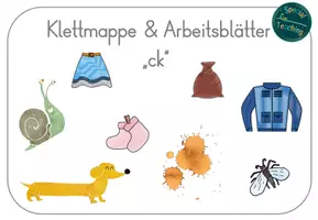Vorschau - Arbeitsblätter - Lernwörter mit "ck" - Klettaufgaben & Arbeitsblätter - Seite 1