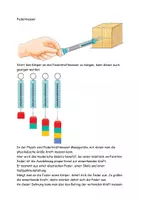 Vorschau - Arbeitsblätter - Federkraftmesser Text Grafik Aufgaben Lösung - Seite 2