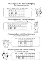 Vorschau - Unterrichtsreihen - Mathe: Addition und Subtraktion mit Zehnerübergang (ZE+E / ZE-E) Klasse 2 - Seite 2