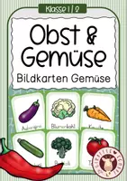 Vorschau - Unterrichtsreihen - OBST & GEMÜSE - Bildkarten Gemüse - Deckblatt