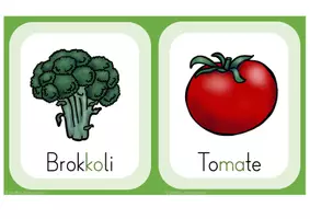 Vorschau - Unterrichtsreihen - OBST & GEMÜSE - Bildkarten Gemüse - Seite 1
