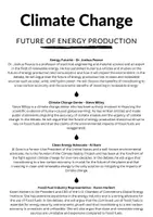 Vorschau - Stundenentwürfe - Climate Change Debate: Energy Production (Sek II) - Seite 1