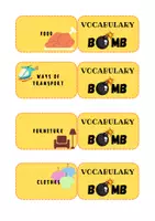Vista previa - Juegos / Gamificación - Vocabulary Bomb - Portada