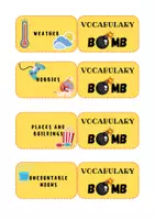 Vista previa - Juegos / Gamificación - Vocabulary Bomb - página 3