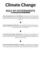 Vorschau - Stundenentwürfe - Climate Change Debate: Role of Governments (Sek II) - Seite 1