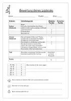 Vorschau - Arbeitsblätter - Lapbook Bewertungsbogen / Bewertungsschema (alternative Leistungsbeurteilung, Klasse 3-8) - Seite 1