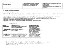 Vorschau - Unterrichtsreihen - Unterrichtsstunde Mathematik 5./6. Klasse - Einführung Addition ungleichnamiger Brüche (Erweitern) Mathe Grundschule Berlin - Seite 3