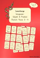 Vorschau - Spiele - Lesespiel Satzglieder Subjekt & Prädikat - Deckblatt