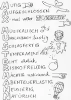 Vorschau - selbst erstellte Cliparts/Grafiken - Stärken-Akrostichon - Seite 1