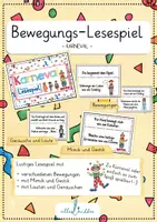 Vorschau - Spiele - Lesespiel - Karneval - Mit Bewegungen, Mimik & Gestik, Lauten & Geräuschen - Deckblatt