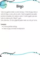 Vista previa - Juegos / Gamificación - Tablas de multiplicar: Bingo de invierno - página 1