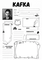 Vorschau - Arbeitsblätter - Franz Kafka - Steckbrief - Seite 1