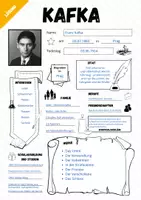 Vorschau - Arbeitsblätter - Franz Kafka - Steckbrief - Seite 2