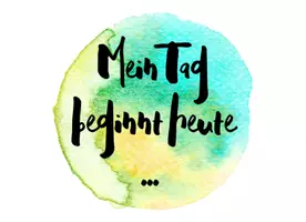 Vorschau - selbst erstellte Cliparts/Grafiken - Tagesstarter - reflektiert in den Tag - Deckblatt