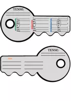 Vista previa - Hojas de trabajo - Verb Tenses Keys - página 1