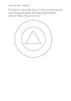 Vorschau - Arbeitsblätter - Formen und Farben Hefteintrag/Arbeitsblatt - Seite 1