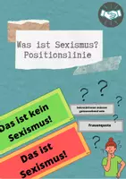 Vorschau - Arbeitsblätter - Was ist Sexismus Positionslinie - Deckblatt
