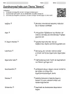 Vorschau - Arbeitsblätter - Arbeitsblätter zum Thema "Bayern" + Lösung & MP3 + Mindmap + Infografik - Seite 3