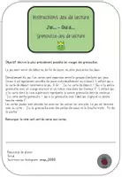 Aperçu - Jeux - Jai... - Qui a... Jeu de lecture - Grenouille - Page 1