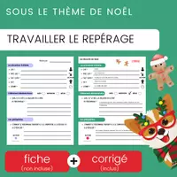 Aperçu - Feuilles d'exercices - Compréhension de Lecture Noël Texte Narratif - Page 2