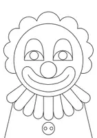 Vorschau - Arbeitsblätter - Materialpaket / Gesichter Karneval - Ausmalbilder & Spiegelbilder - Seite 3
