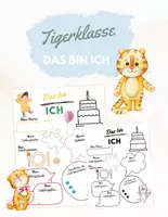 Vorschau - Arbeitsblätter - Tigerklasse: Das bin ich - Arbeitsblätter - Deckblatt