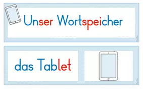 Vorschau - Poster - Wortspeicher zum Tablet im Unterricht - Seite 3