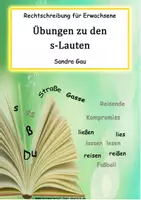Vorschau - Unterrichtsreihen - Übungen zu den s-Lauten - ab 15 Jahren - Deckblatt