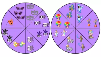 Aperçu - Jeux - roue des nombres carnaval de 1 à 3 - Page 3