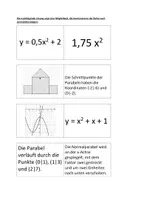 Vorschau - Spiele - Methodenwerkzeug Domino Quadratische Funktionen - Seite 3