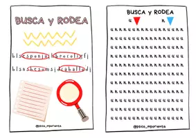 Vista previa - Hojas de trabajo - BUSCA y LOCALIZA - página 1