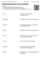 Vorschau - Arbeitsblätter - Arbeitsblätter zum Thema "Arzt" + Lösung & MP3 + Mindmap + Infografik - Seite 3